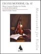 L'ecole Moderne, Op. 10 Nine Concert Etudes for Solo Violin cover